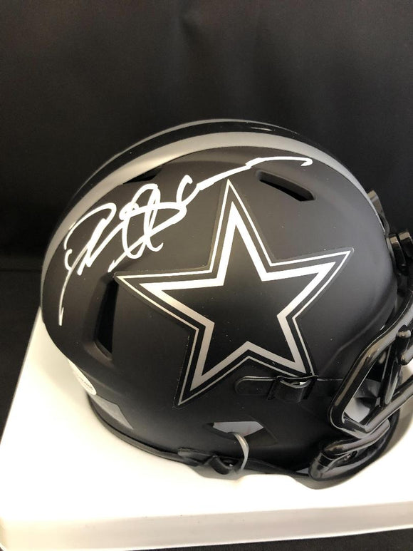 Deion Sanders Autograph Cowboys Eclipse Mini Helmet