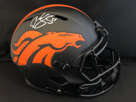 Champ Bailey Autograph Broncos Eclipse Full Size Helmet