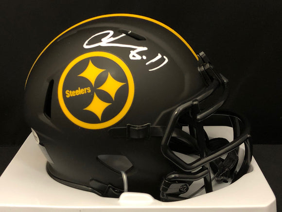 Chase Claypool Autograph Steelers Eclipse Mini Helmet