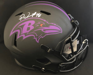 Patrick Queen Autograph Ravens Eclipse Full Size Helmet