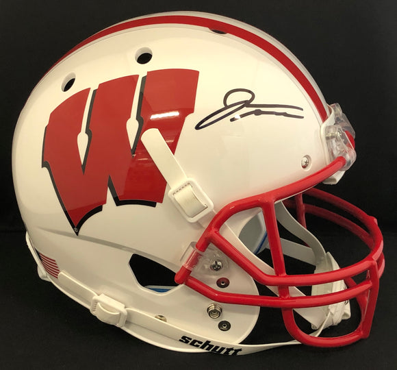 Jonathan Taylor Autographed Full Size Wisconsin Helmet