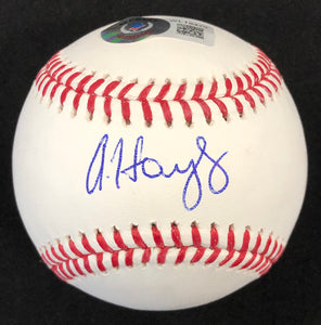 Austin Hays Autographed Baseball