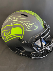 Brian Bosworth Autograph Seahawks Eclipse Full Size Helmet
