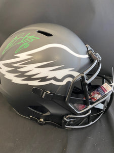 Miles Sanders Autograph Eagles Eclipse Full Size Helmet