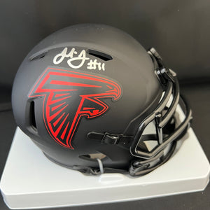 Julio Jones Autographed Falcons Eclipse Mini Helmet