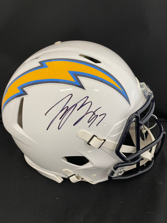 Joey Bosa Autograph Chargers Pro Full Size Helmet