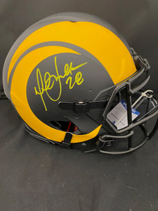 Marshall Faulk Autograph Rams Eclipse Pro Full Size Helmet