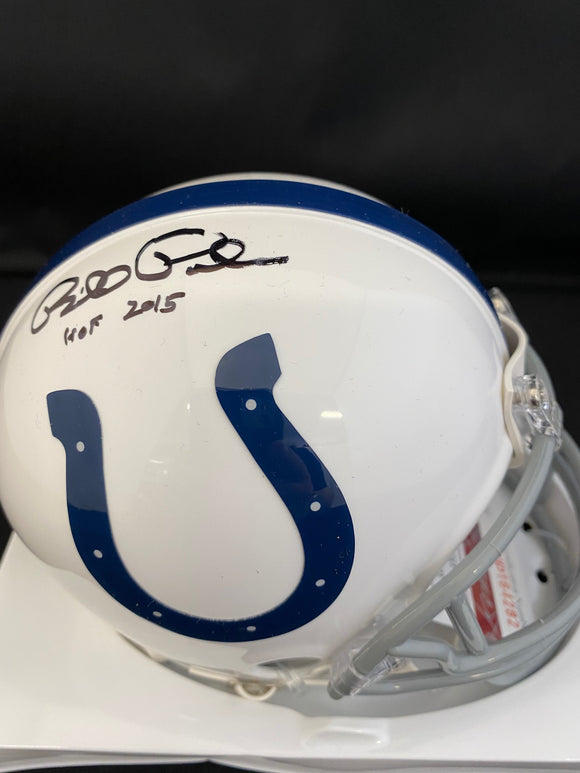 Bill Polian Autograph Colts Mini Helmet