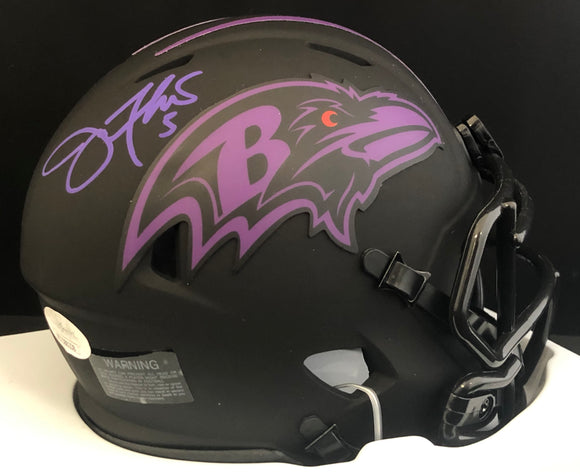 Joe Flacco Autographed Ravens Eclipse Mini Helmet