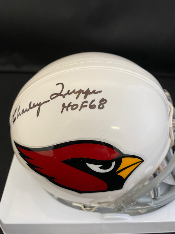 Charlie Trippi Autograph Cardinals Mini Helmet