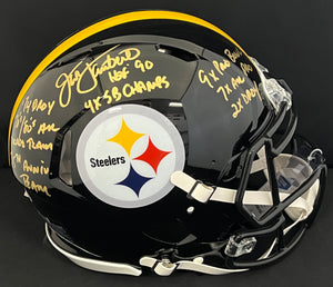 Jack Lambert Full Size Pro Steelers Stat Helmet