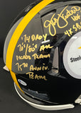 Jack Lambert Full Size Pro Steelers Stat Helmet