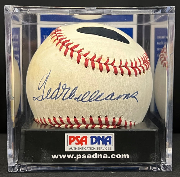 Ted Williams Autographed Baseball - PSA 9 - Regular Price $449.99!