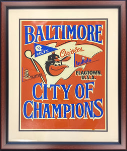 City of Champions Framed 16x20 Photo - Not Autographed