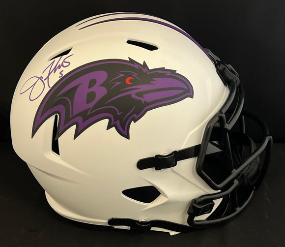 Joe Flacco Autographed Full Size Ravens Lunar Eclipse Helmet