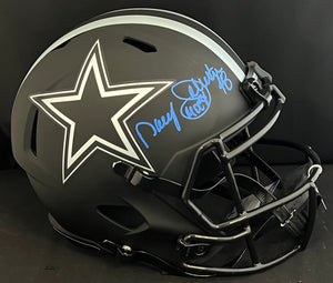 Daryl "Moose" Johnston Autographed Full Size Cowboys Eclipse Helmet