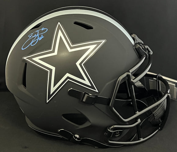 Emmitt Smith Autographed Full Size Cowboys Eclipse Helmet