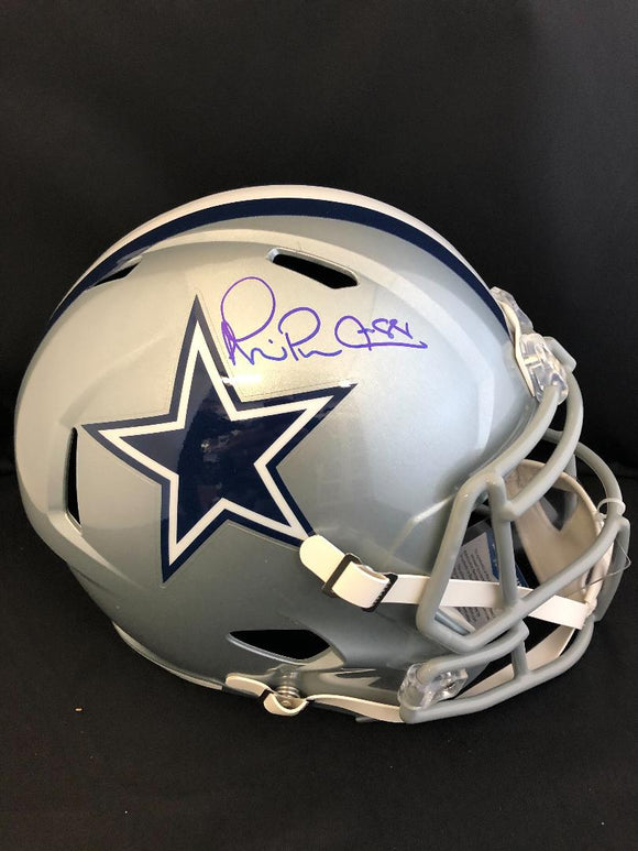 Michael Irvin Autograph Cowboys Full Size Helmet